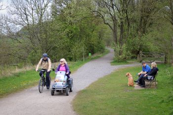 People on the Tissington Trail