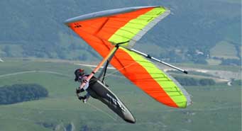 man gliding