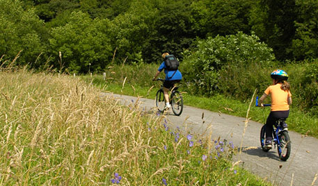 Walk or cycle on one of our famous trails