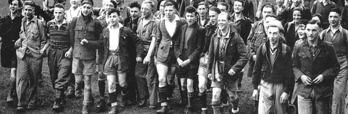 Mass Trespass Walking Group in 1932