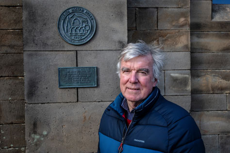 Ken Parker with the Europa Nostra award