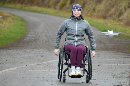 Blue Peter presenter Abby Cook on the Monsal Trail