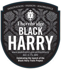 Black Harry beer label