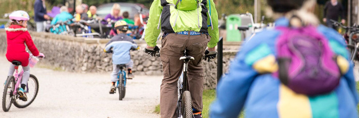 Cycling at Parsley Hay