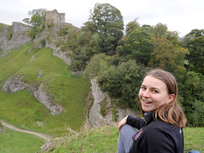 Morgause Lomas at Peveril Castle