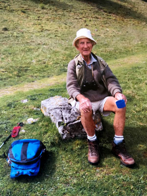 George Challenger enjoying the Peak District