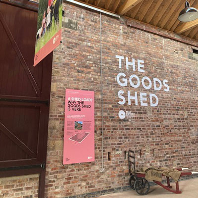 Inside Millers Dale Goods Shed