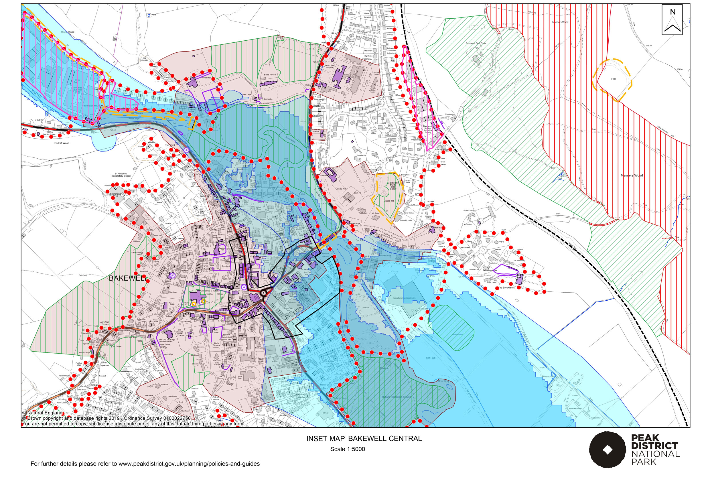 Local Plan Proposals Map: Bakewell Central