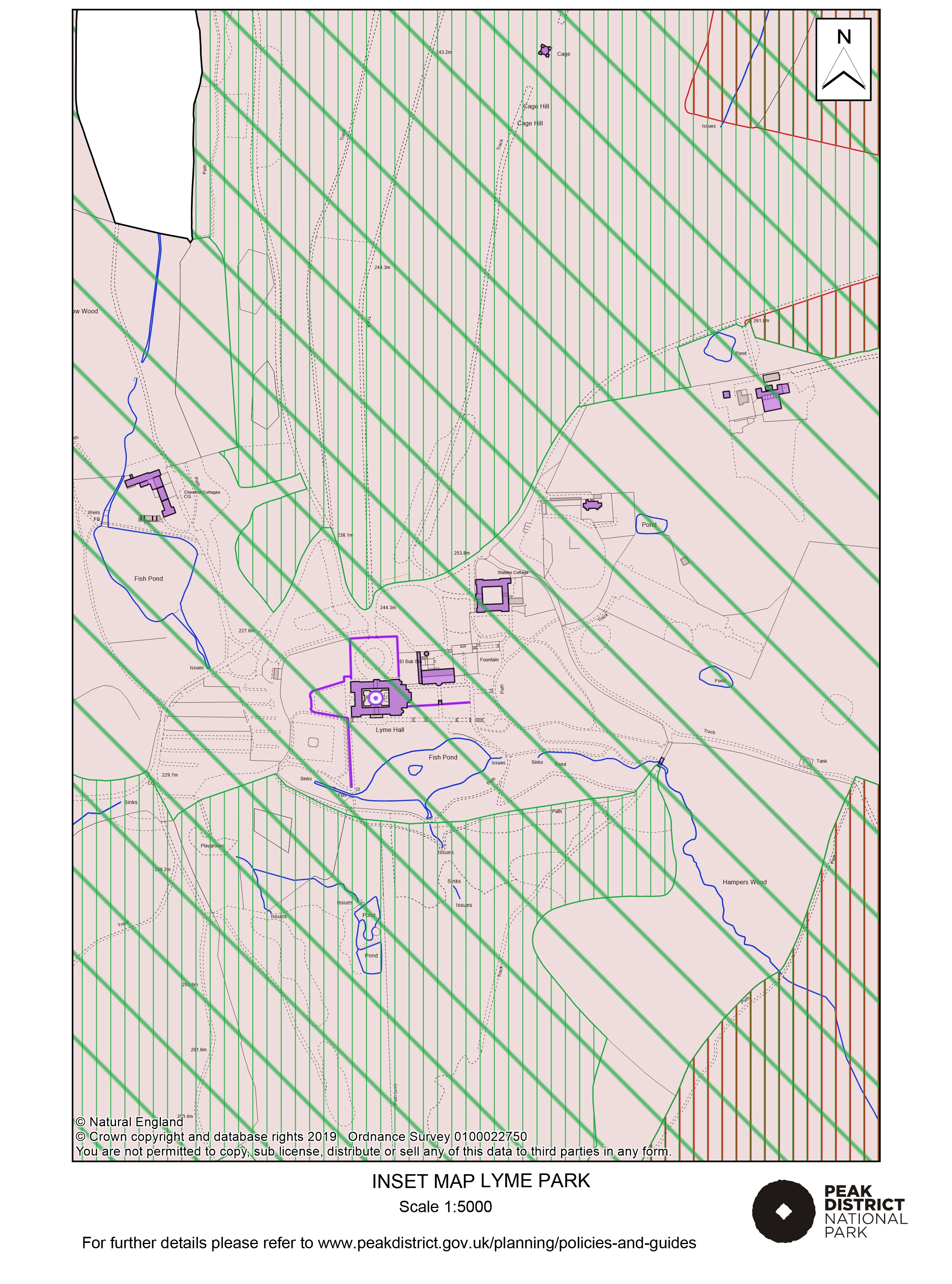 Local Plan Proposals Map: Lyme Park