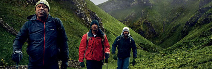 Actors from the Black Men Walking stage play inspired the walking group co-founded by Maxwell Ayamba