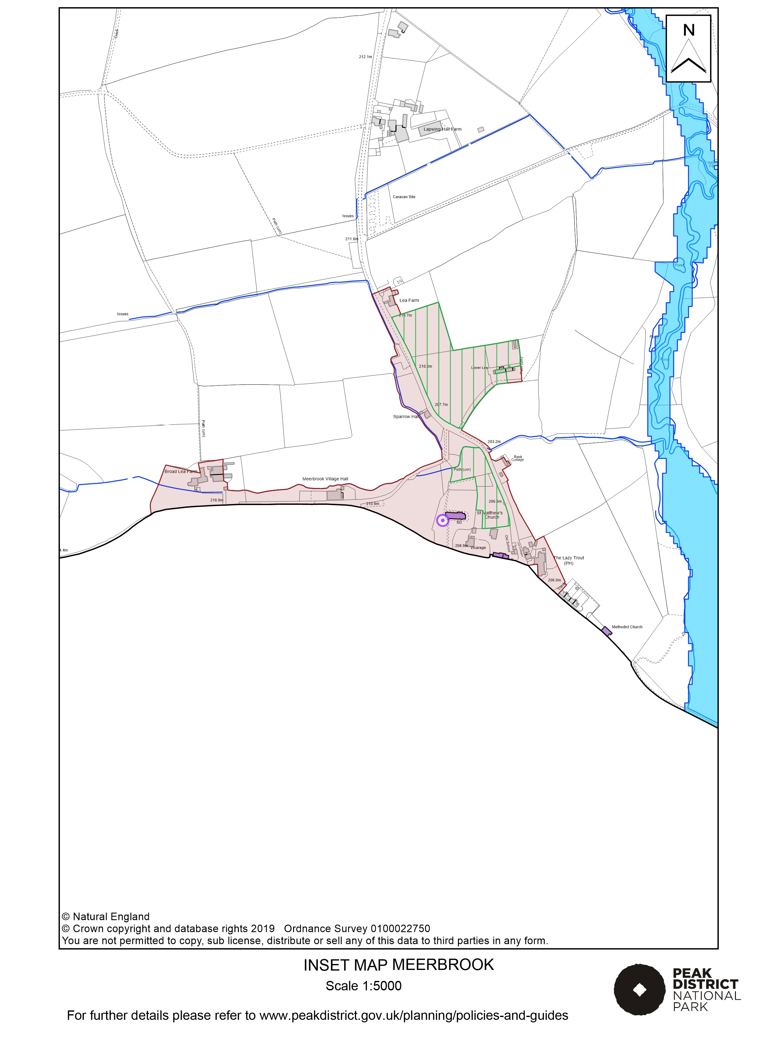 Local Plan Proposals Map: Meerbrook