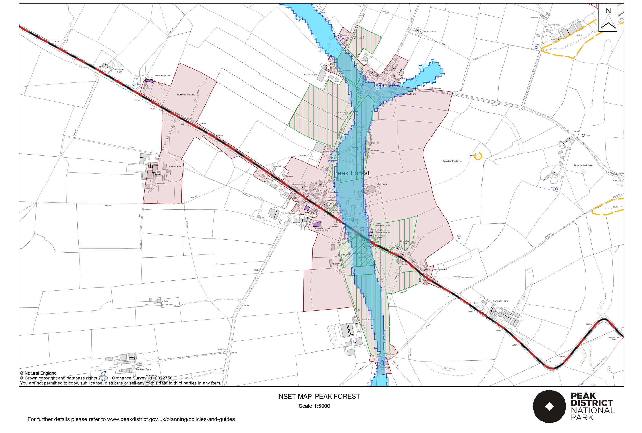 Local Plan Proposals Map: Peak Forest