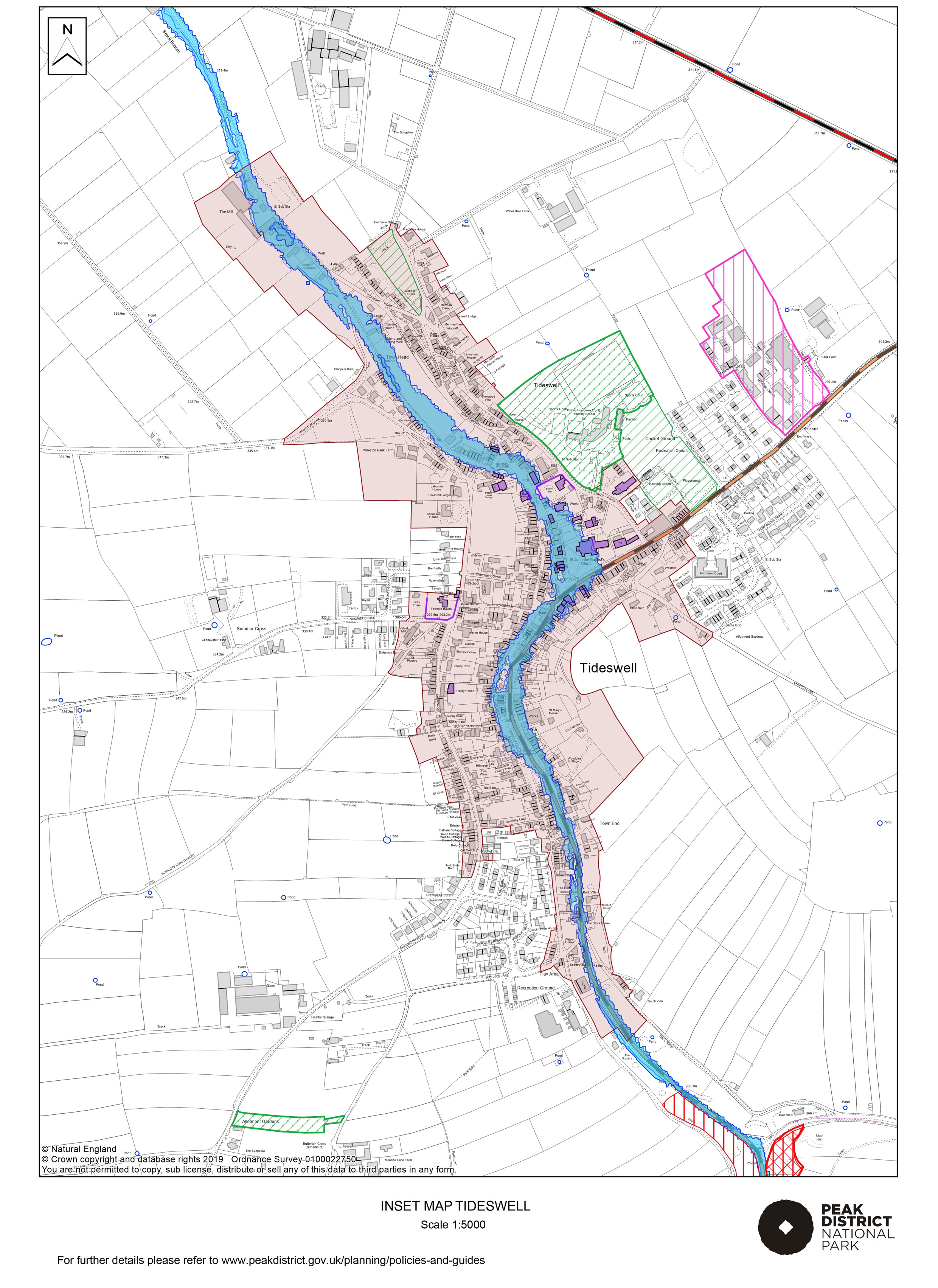 Local Plan Proposals Map: Tideswell