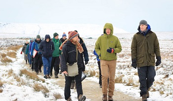 United States conservationists visit the Peak District