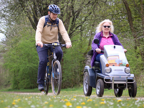 Tramper on the Tissington Trail