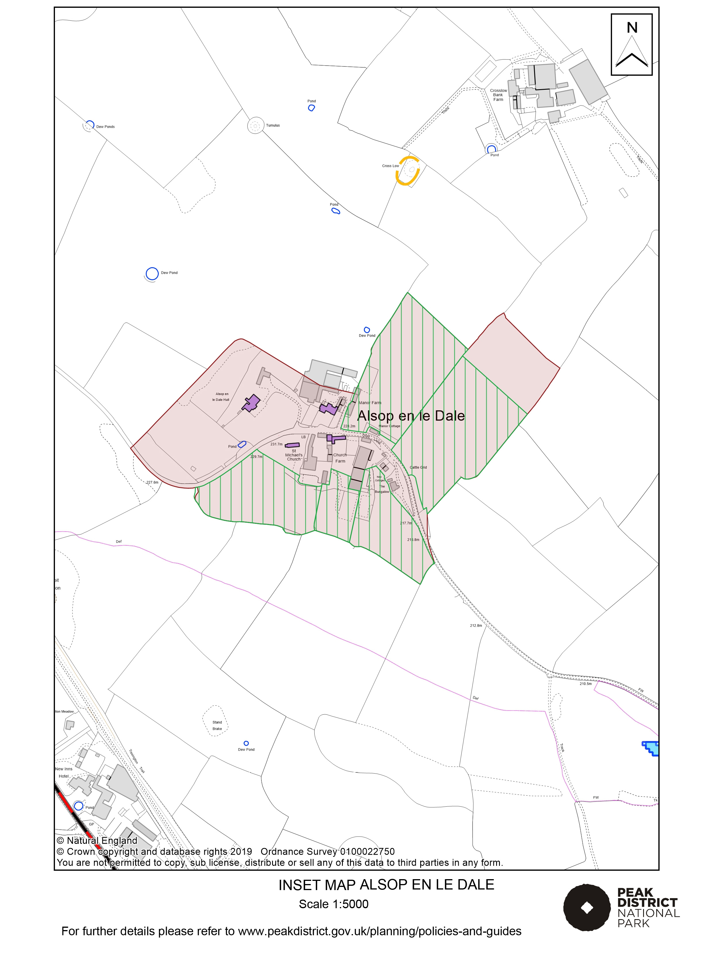 Local Plan Proposals Map: Alsop en le Dale 