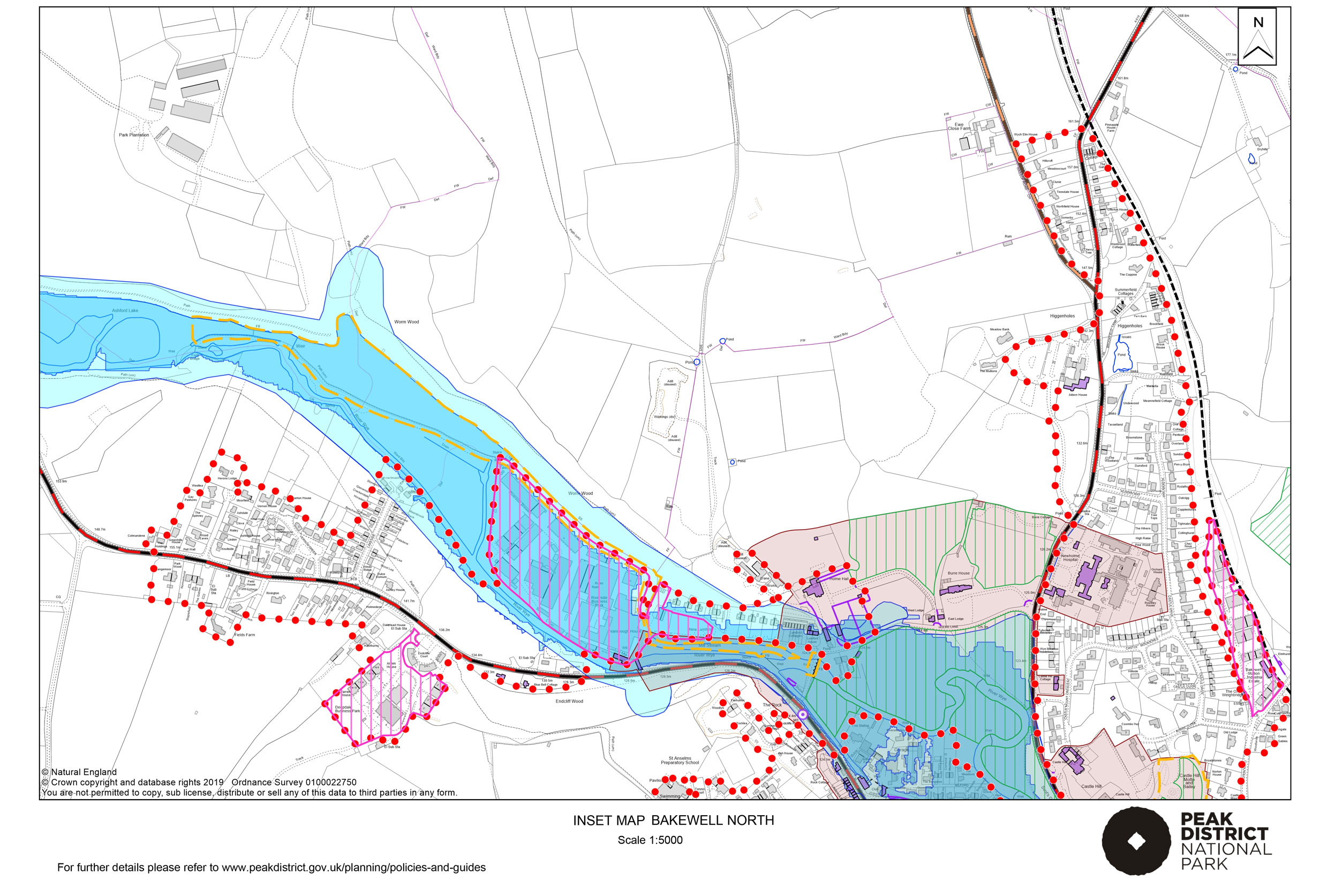 Local Plan Proposals Map: Bakewell North