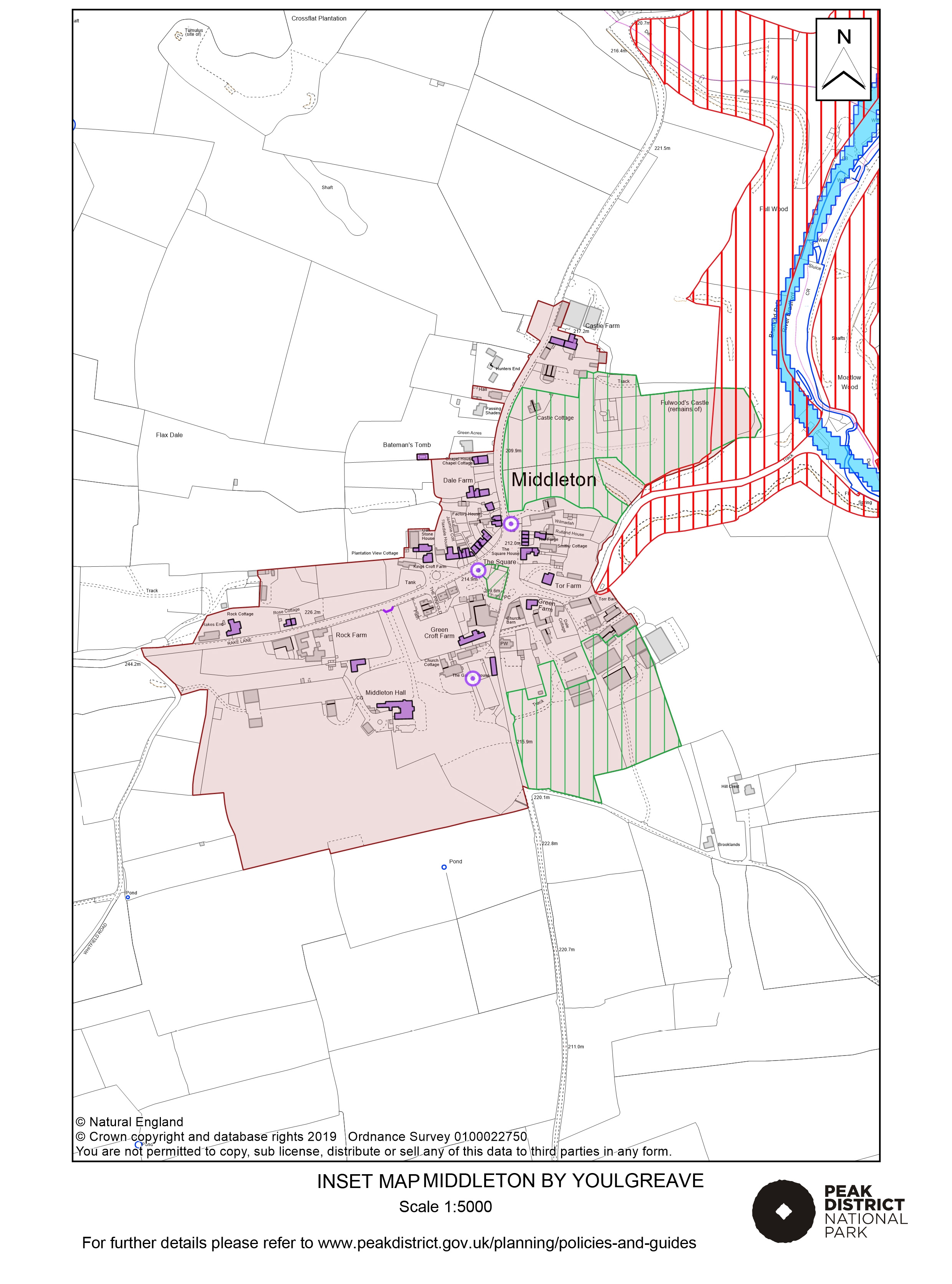 Local Plan Proposals Map: Middleton by Youlgreave