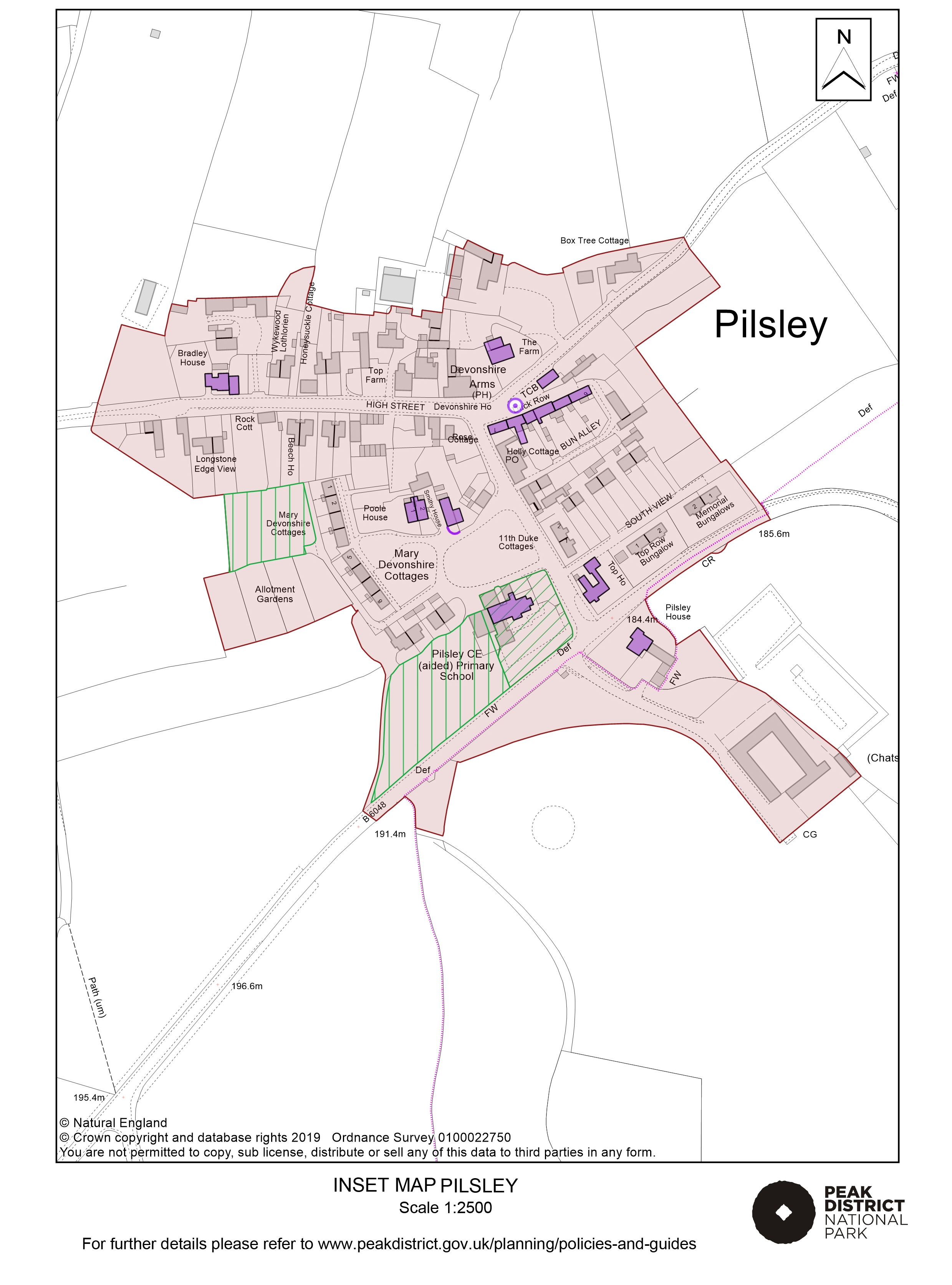 Local Plan Proposals Map: Pilsley