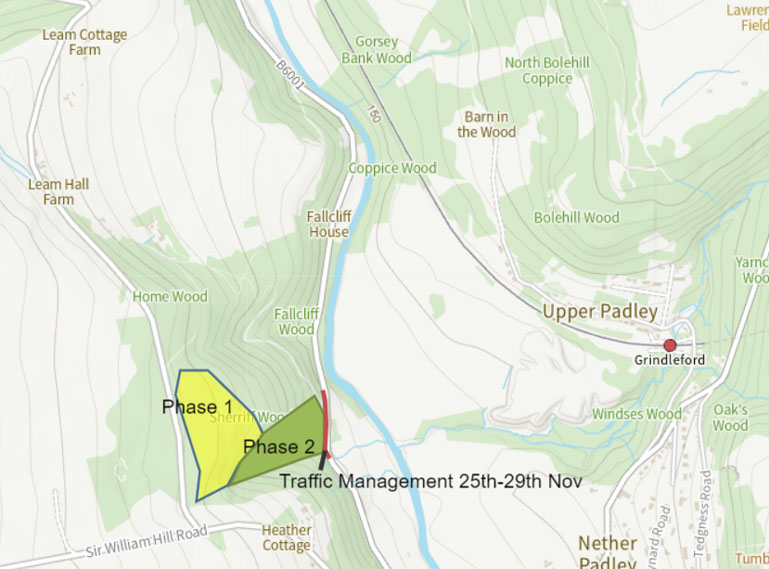 Leam Woods Larch Works Map 2024