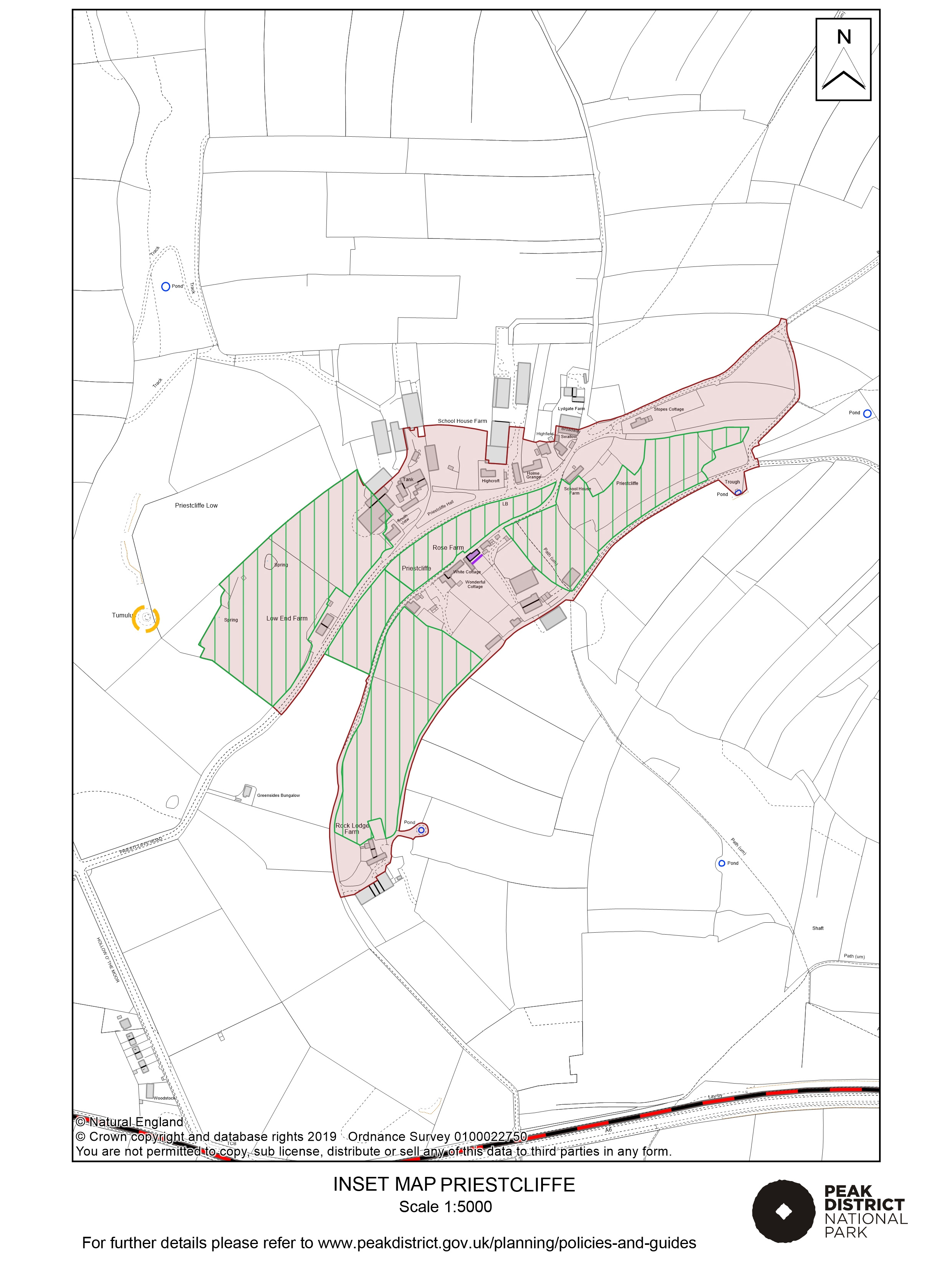 Local Plan Proposals Map: Priestcliffe