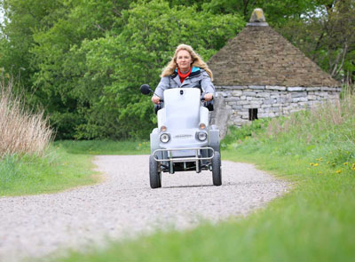The National Park Authority’s fleet of motorised Tramper vehicles help more people to enjoy easy access Peak District trails.