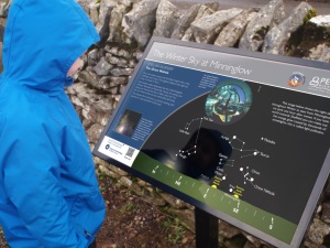 dark skies interpretation panel at Minninglow