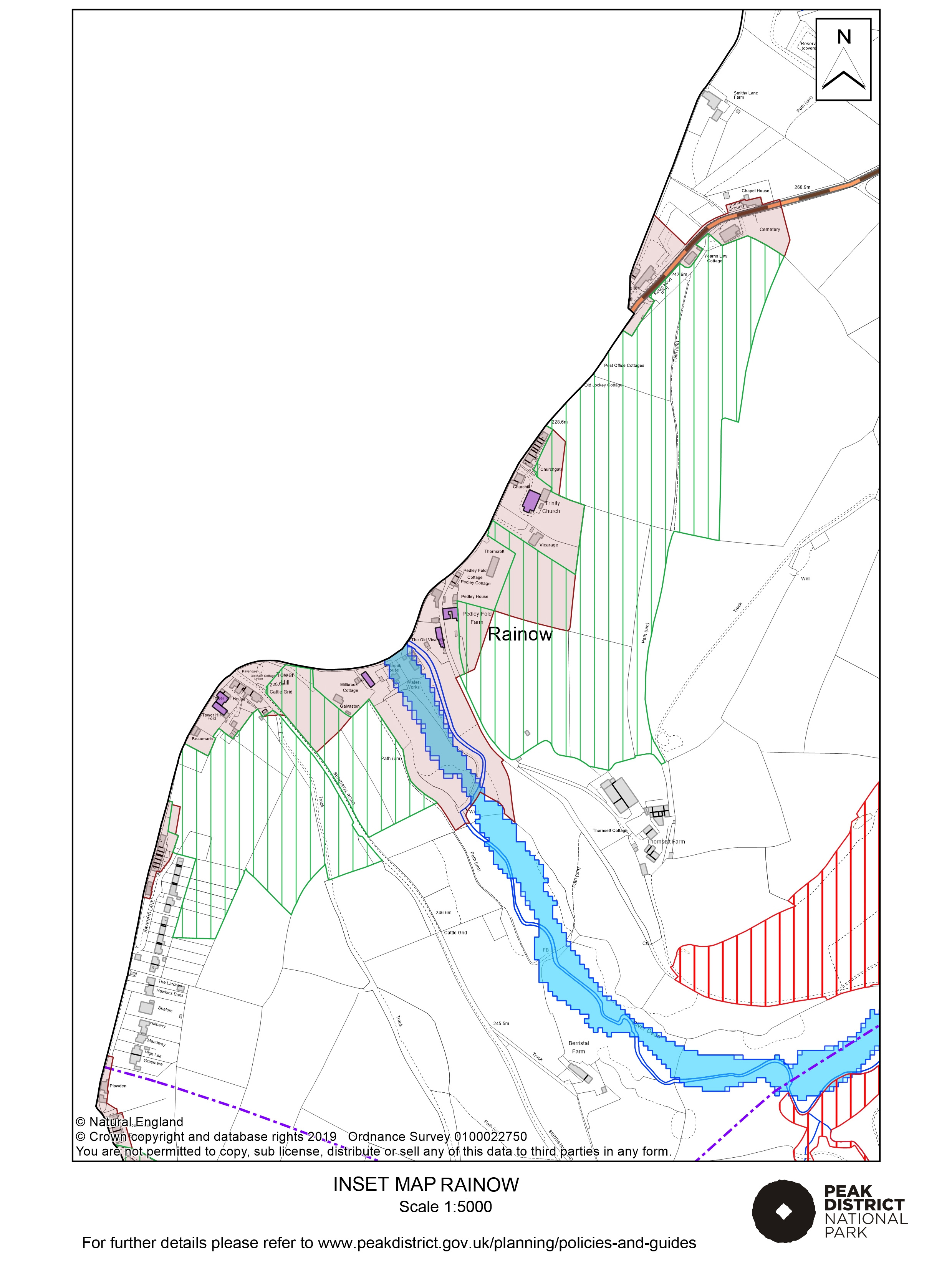 Local Plan Proposals Map: Rainow