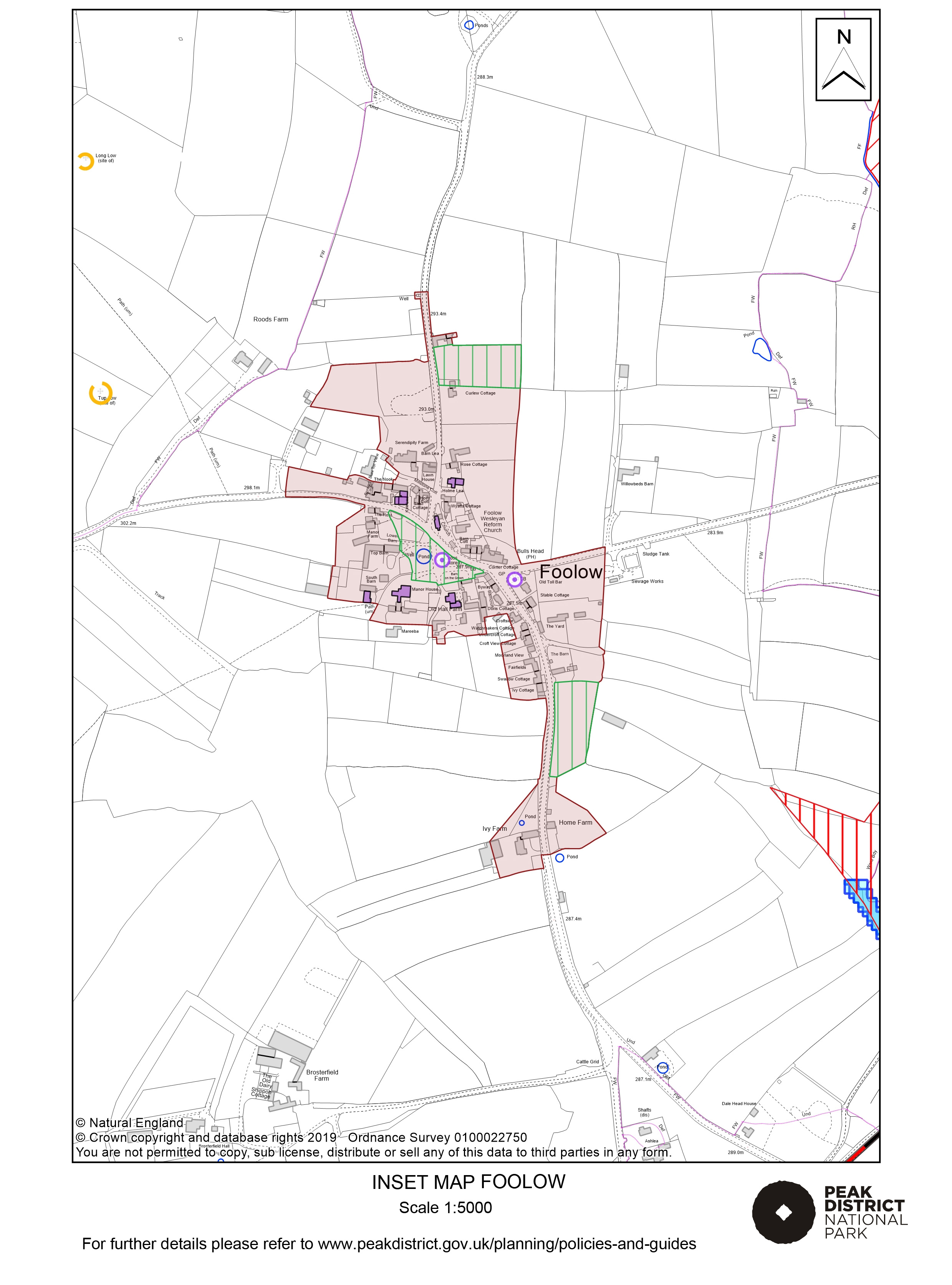 Local Plan Proposals Map: Foolow