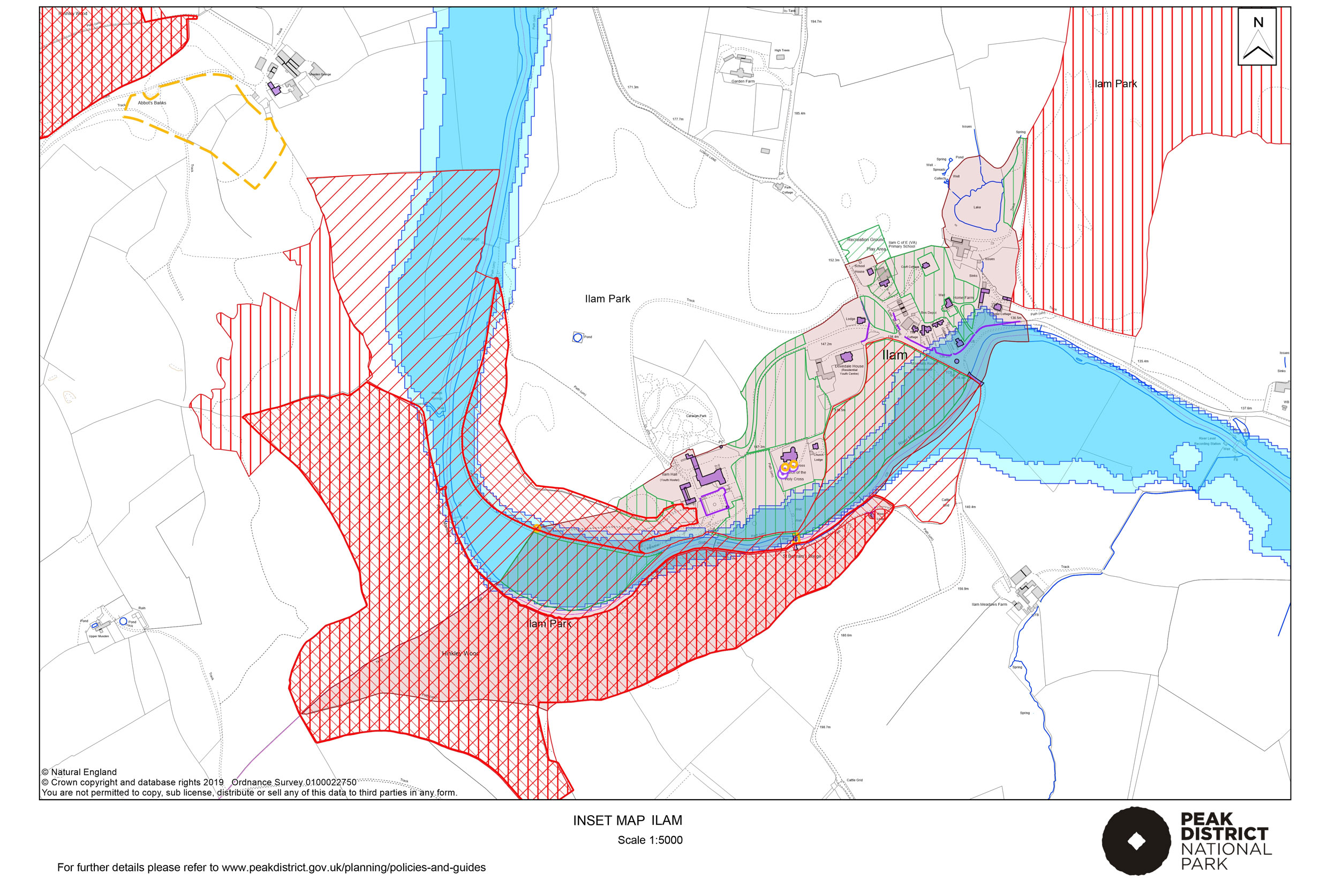 Local Plan Proposals Map: Ilam