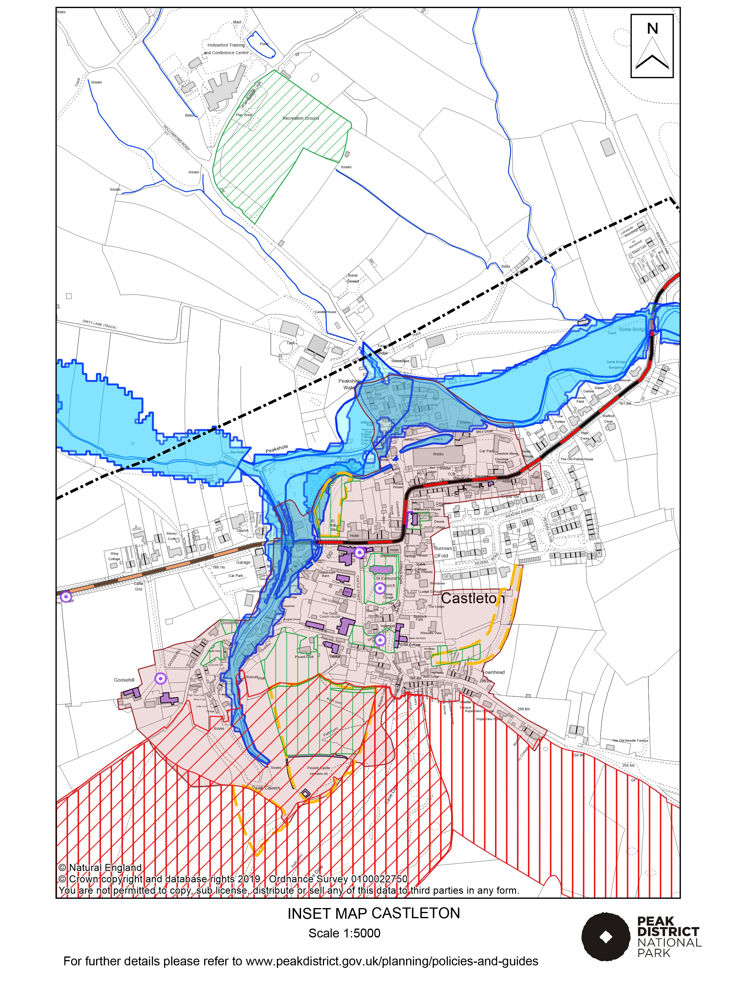 Local Plan Proposals Map: Castleton