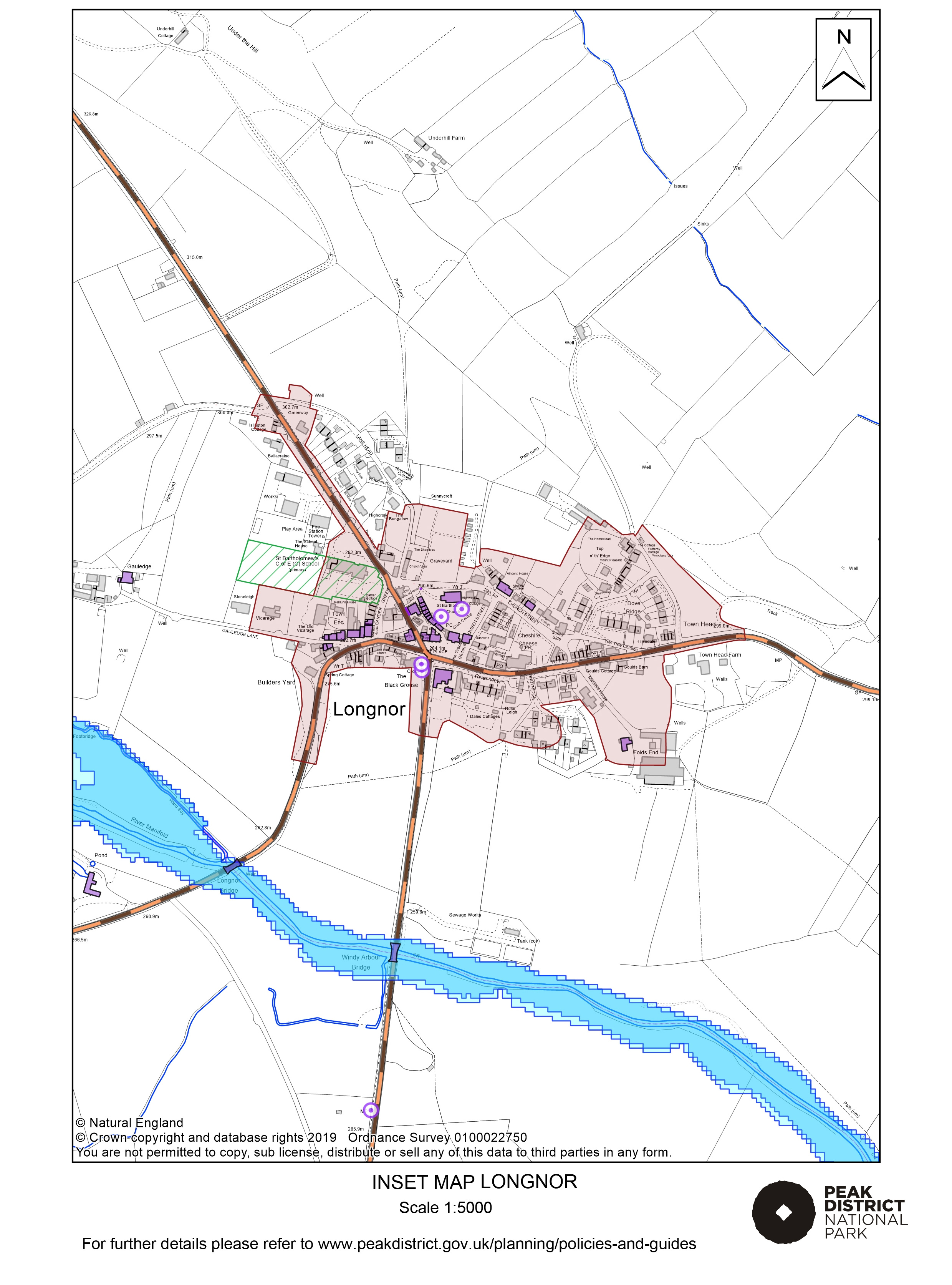 Local Plan Proposals Map: Longnor