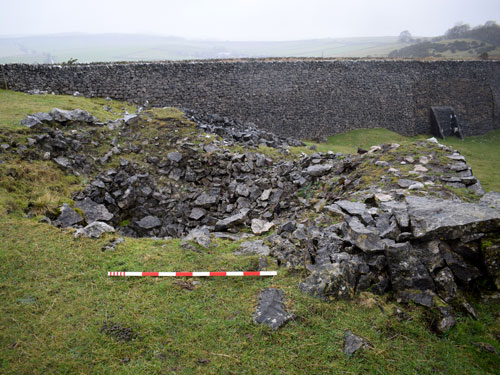 Minninglow limekiln - before restoration