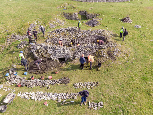 Alsop Moor Pye Kiln - during survey [photo credit: Richard Knisely-Marpole]